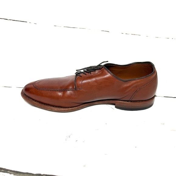 Allen Edmonds Lasalle Shoes Men\'s 11.5D Brown Oxfords Leather Slip Toe main image 9